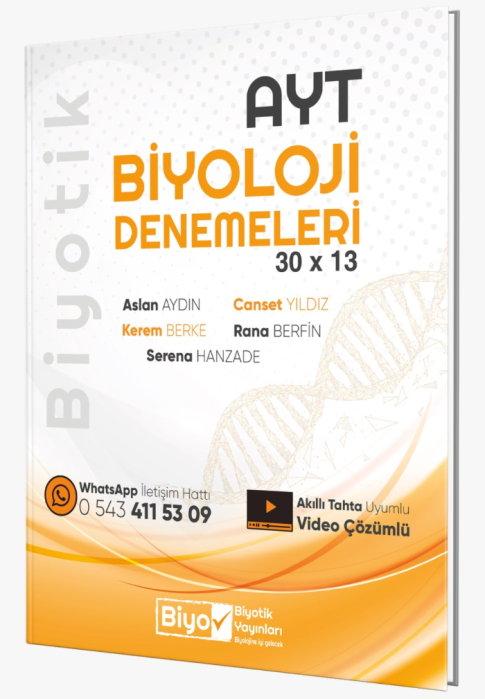 BİYOTİK YKS AYT DENEME (30*13) BİYOLOJİ - 2026